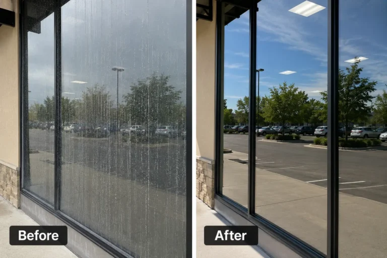 commercial window cleaning san clemente before and after 1 commercial window cleaning san clemente before and after 1