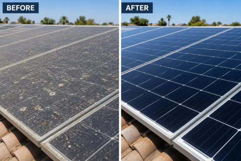 solar panel cleaning before and after solar panel cleaning before and after