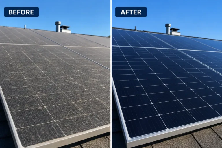 solar panel cleaning san clemente before and after images solar panel cleaning san clemente before and after images